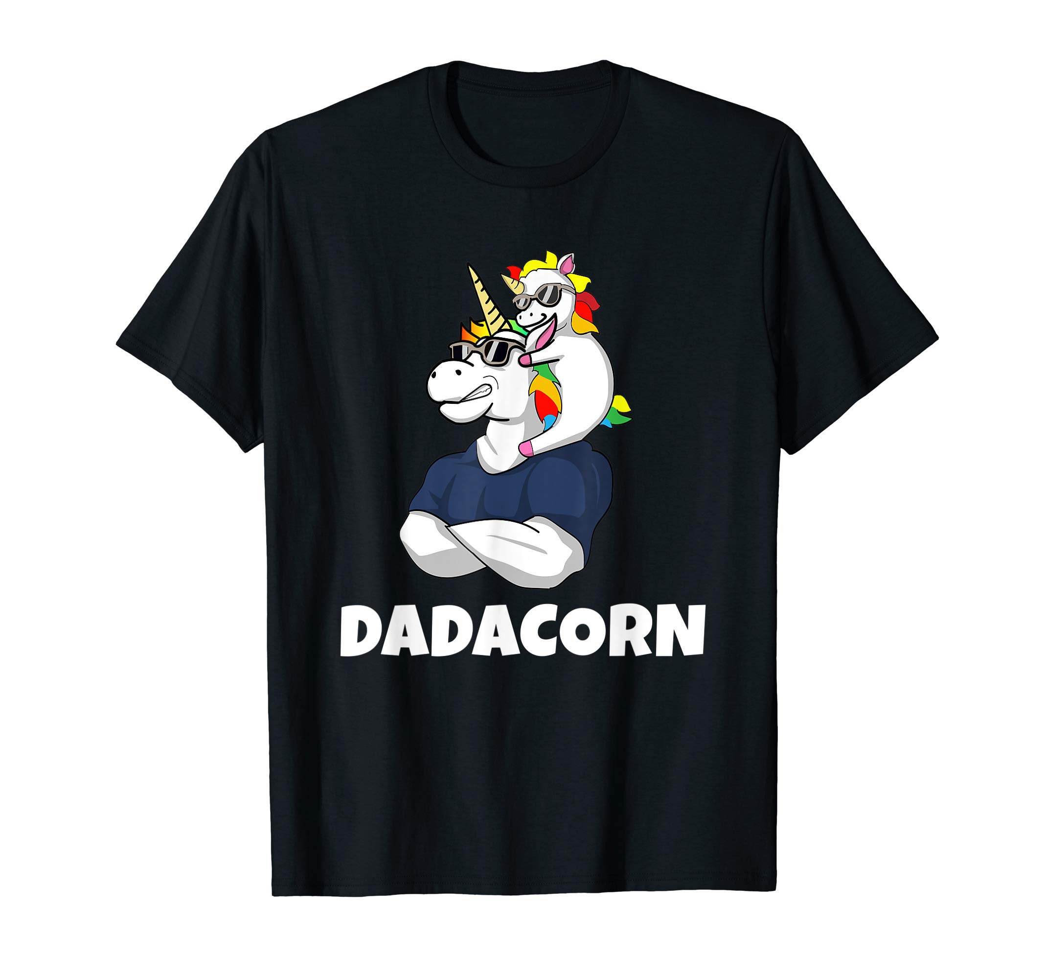 Mens Dadacorn - Unicorn Dad and Baby T-Shirt