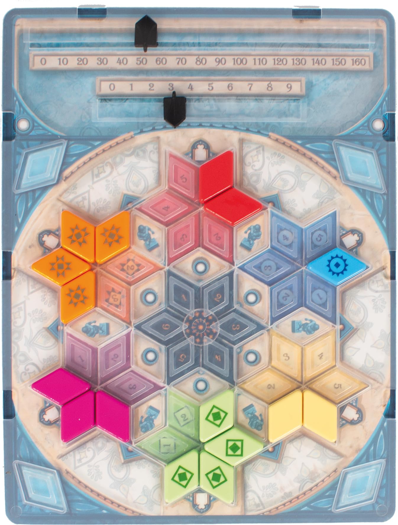 NEXT MOVE Asmodee Azul: PAVILLON D'Ete Mini - Juegos de Mesa - Juego de Viaje - Familia y Niños a Partir de 8 años - de 2 a 4 Jugadores - Versión Francesa