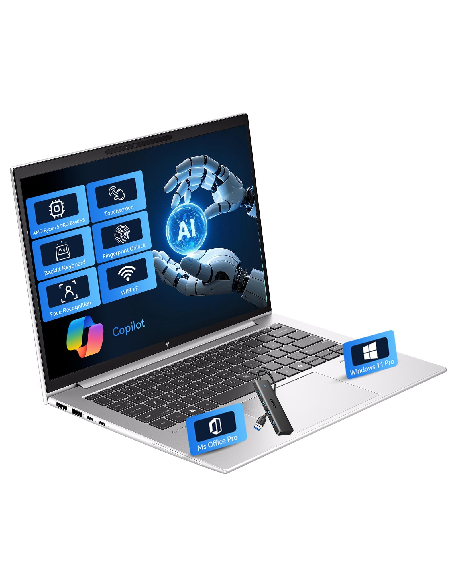 Amazon.com: HP EliteBook 845 G11 Touchscreen Business Laptop