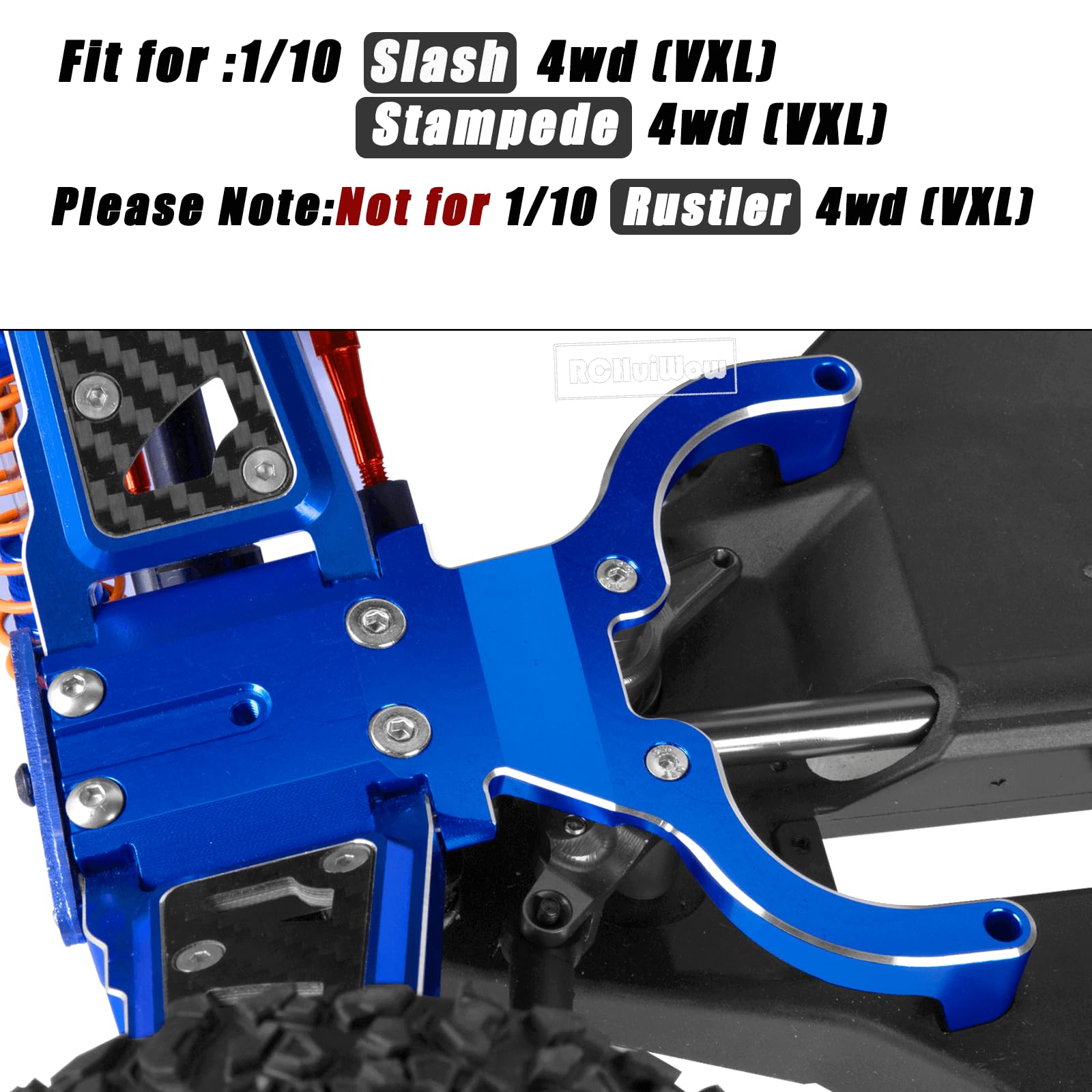 Team Associated Front and Rear Shock Towers & Wing Mounts14B14T ASC21503 Elec Car/Truck Replacement Parts