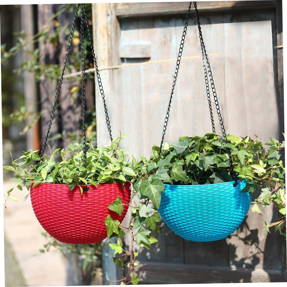 Gogogmee Hanging Chain for Planter Lantern 4pcs 8 Shape Iron Chain Bird Feeder for Outdoor