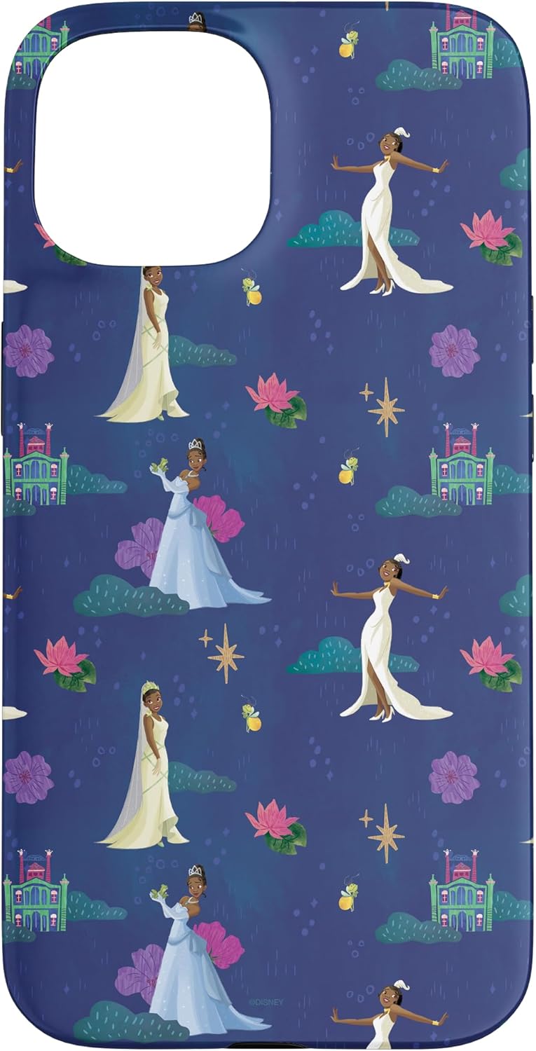 Disney Princess Tiana Ballgown Print Midnight Blue Case for iPhone 13