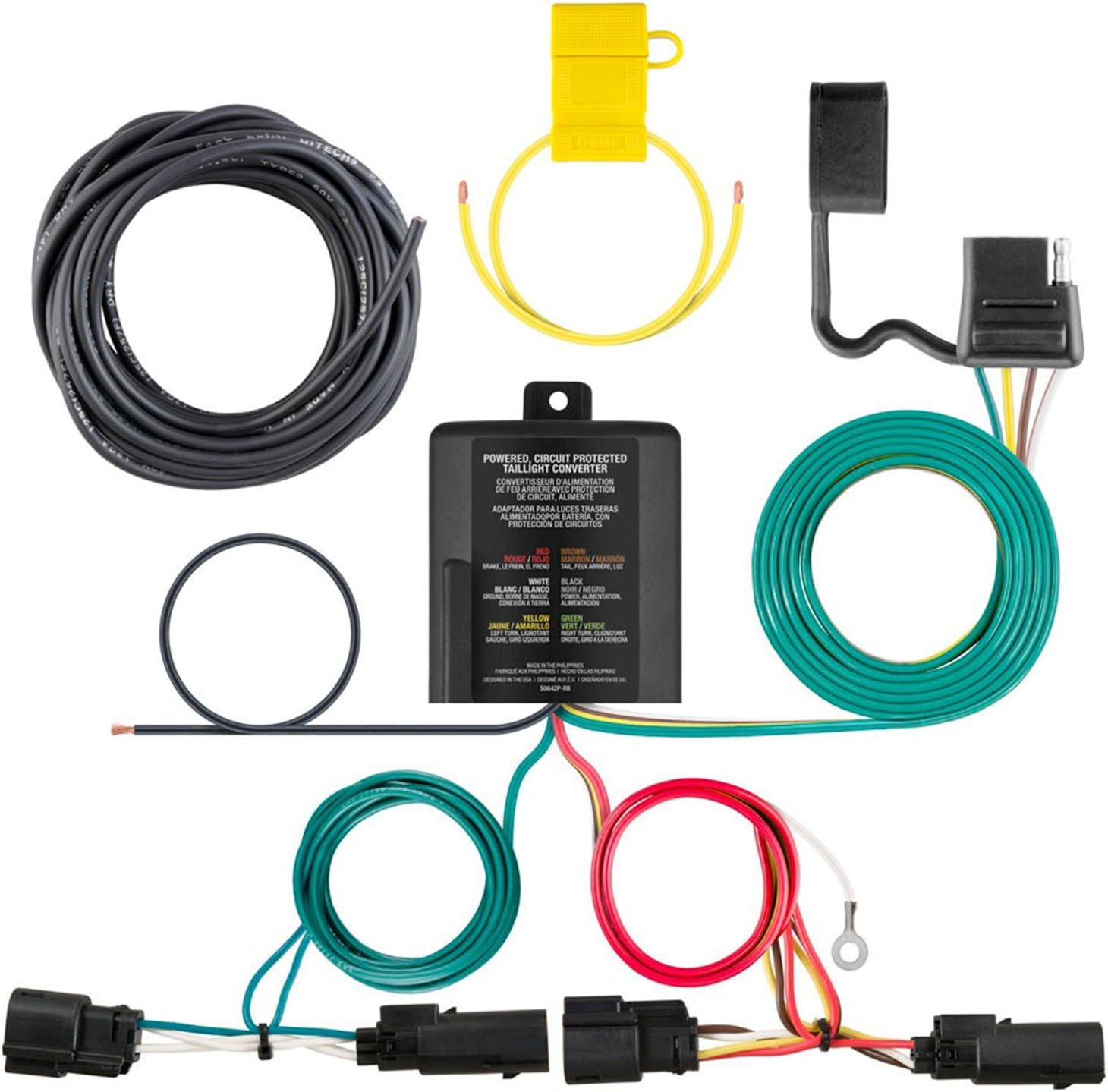 Curt T-Connector Custom Wiring Harness 56335 for Ford Escape