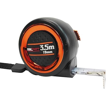 Amazon Dbltact コンパクトセルフコンベックス 19mm 3 5m オレンジ Dsc 1935 メジャー 巻尺