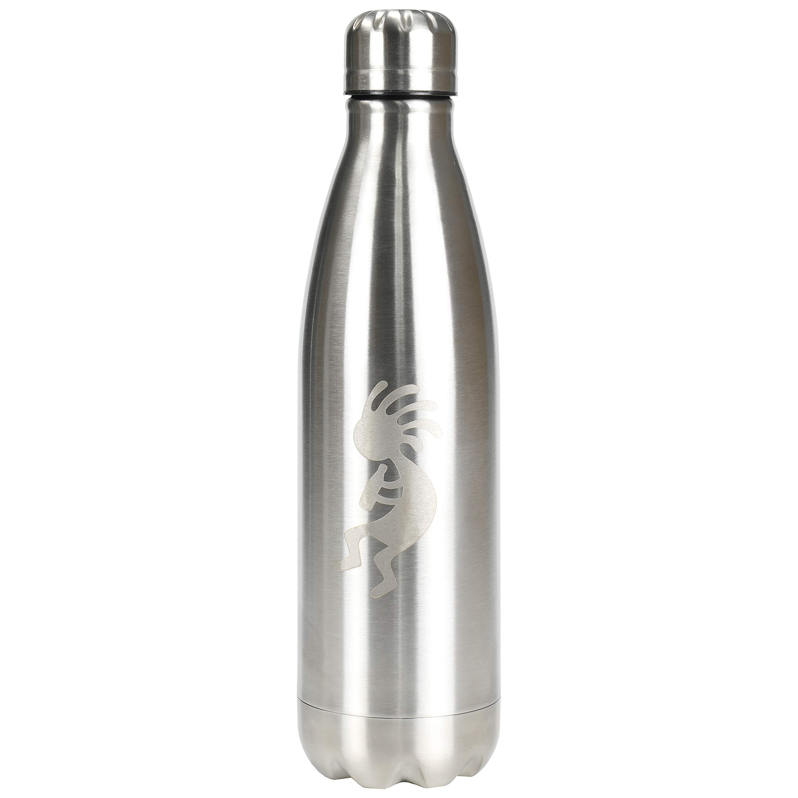 Aquapelli Vacuum Insulated Sport Bottle, 16 Ounces, Stainless Steel