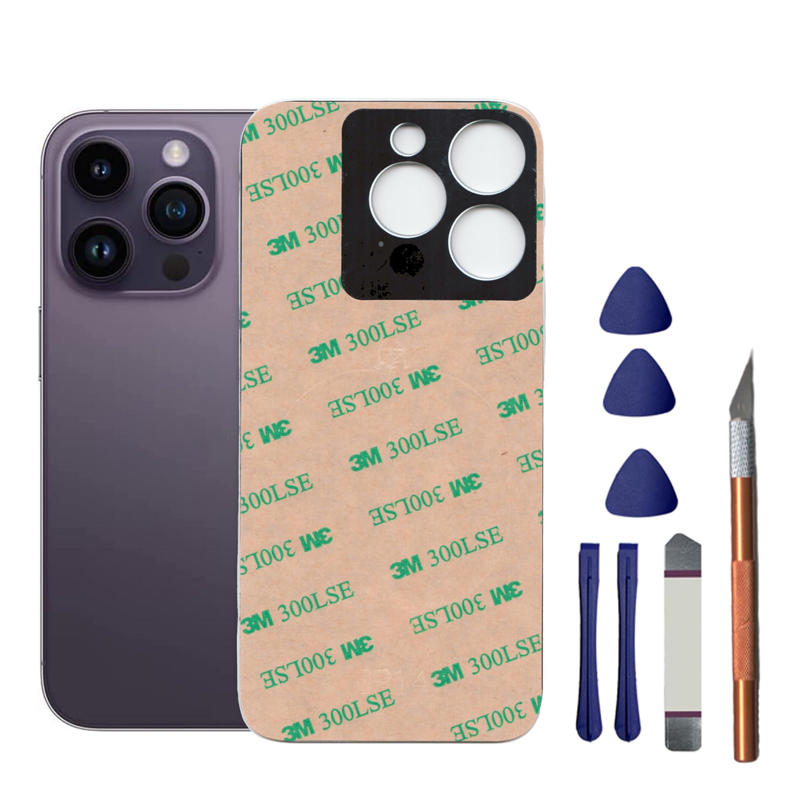 Vitre Arrière De Remplacement Pour IPhone 14 Plus Couleur Violet - Avec NFC, Neuve