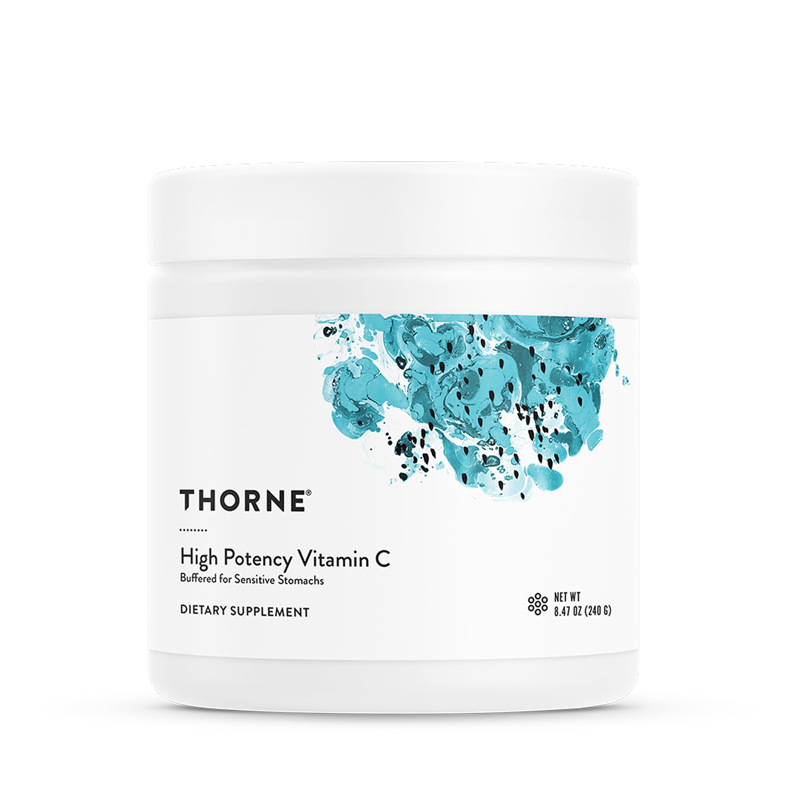THORNE Buffered C Powder - Vitamin C (Ascorbic Acid) with Calcium, Magnesium, and Potassium - 231 grams