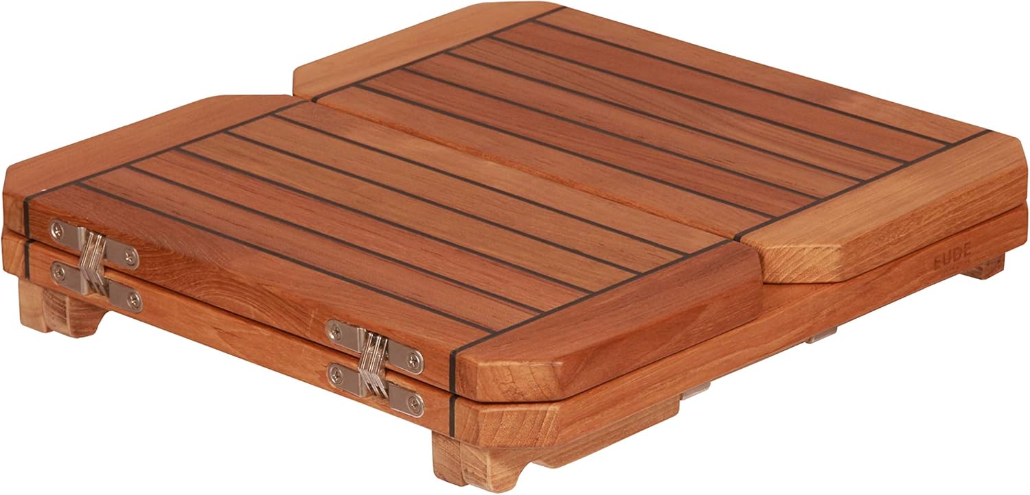 JZ Folding Teak Table Top with Sideway Wing Nautic Star 3 Sizes Marine Boat RV (TW5050)