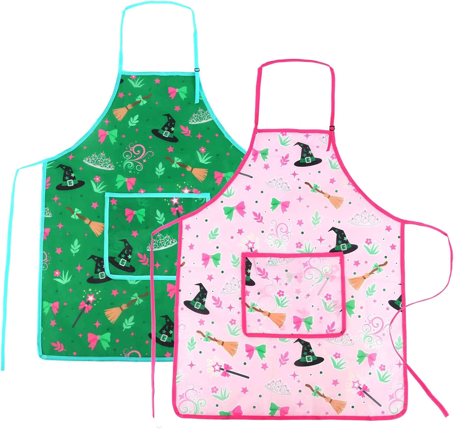 Kids Aprons for Cooking Christmas Apron Cute Red Apron for Kitchen Cooking Baking BBQ Painting Crafting