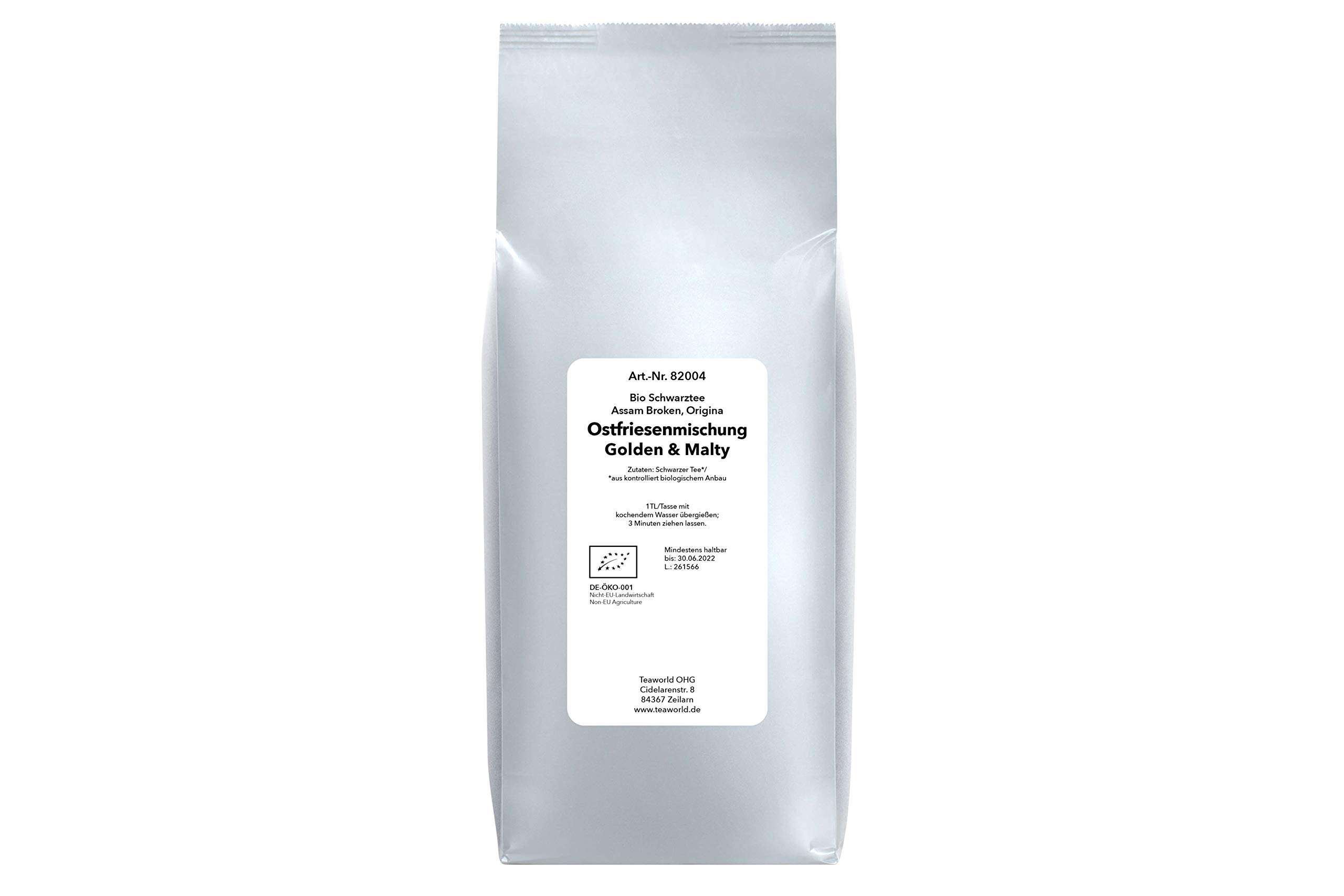 Bio Ostfriesen Tee Mischung Golden & Malty Blatt im Kilopack - Schwarzer Tee