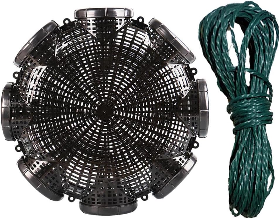Milisten Fishing Bait Cage for Crawfish EEL and Shrimp Multi Portable Plastic Design for Fishing Enthusiasts for Catching