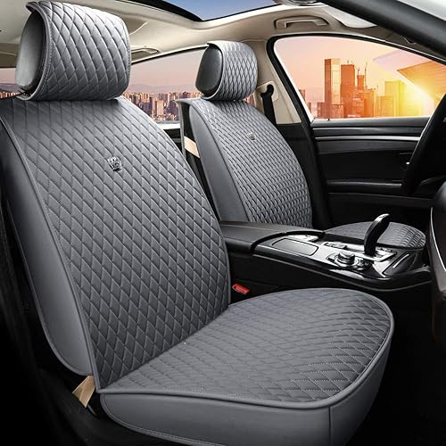 Miniatura 1 de Funda de piel roja para asiento de auto, cubierta de 23 para asiento de auto, 11 piezas, cubierta universal de asiento de auto automóvilSUV.