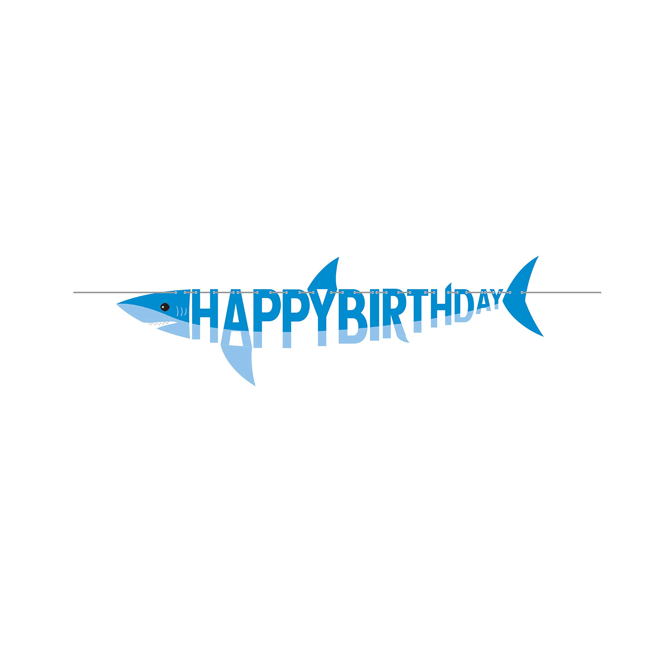 Shark Party Banner, 1 ct