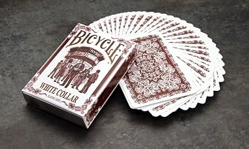 Bicycle White Collar Playing Cards by Collectable Playing Cards
