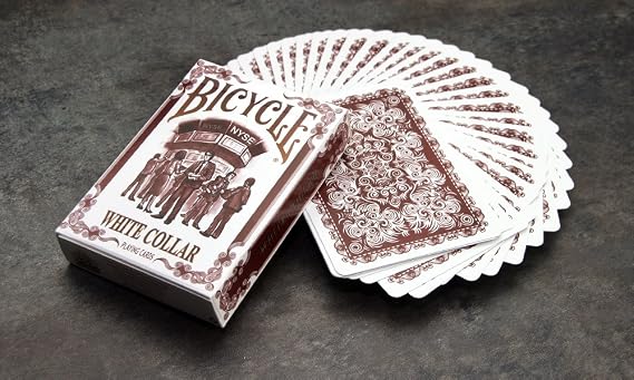 Bicycle White Collar Playing Cards by Collectable Playing Cards