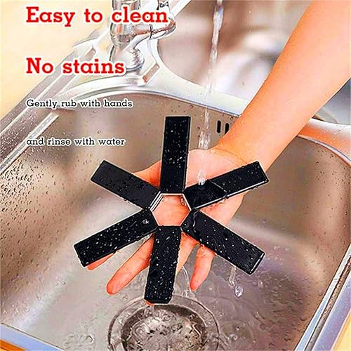 Miniatura 4 de Almohadilla de aislamiento térmico plegable creativa, mantel individual aislante de calor antideslizante, almohadilla de aislamiento de calor