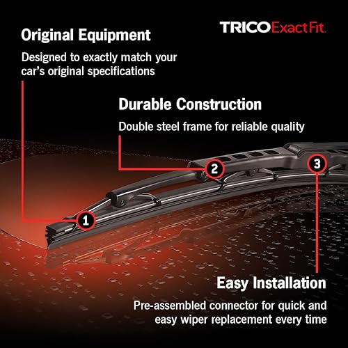 Miniatura 5 de Trico Exact Fit 16-1 limpiaparabrisas convencional, de 16 pulgadas