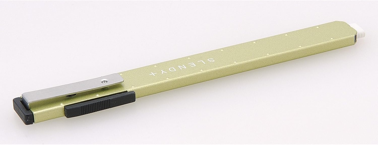 Seed Thin Steel Holder Eraser Slendy+, Green (EH-S-G)