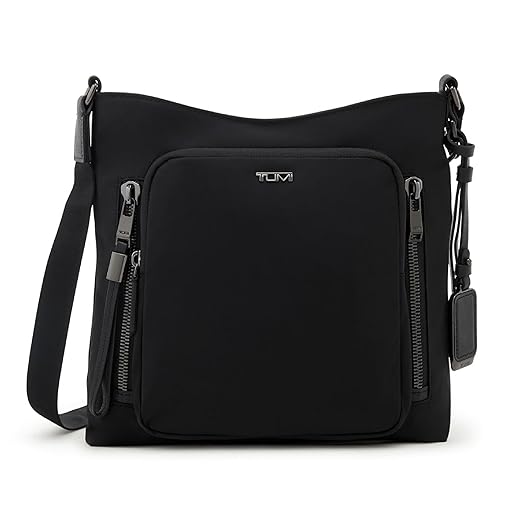 TUMI Voyageur Tyler Crossbody - On-the-Go Crossbody Purse for Everyday Use - Bags for Travel - Black & Gunmetal Hardware