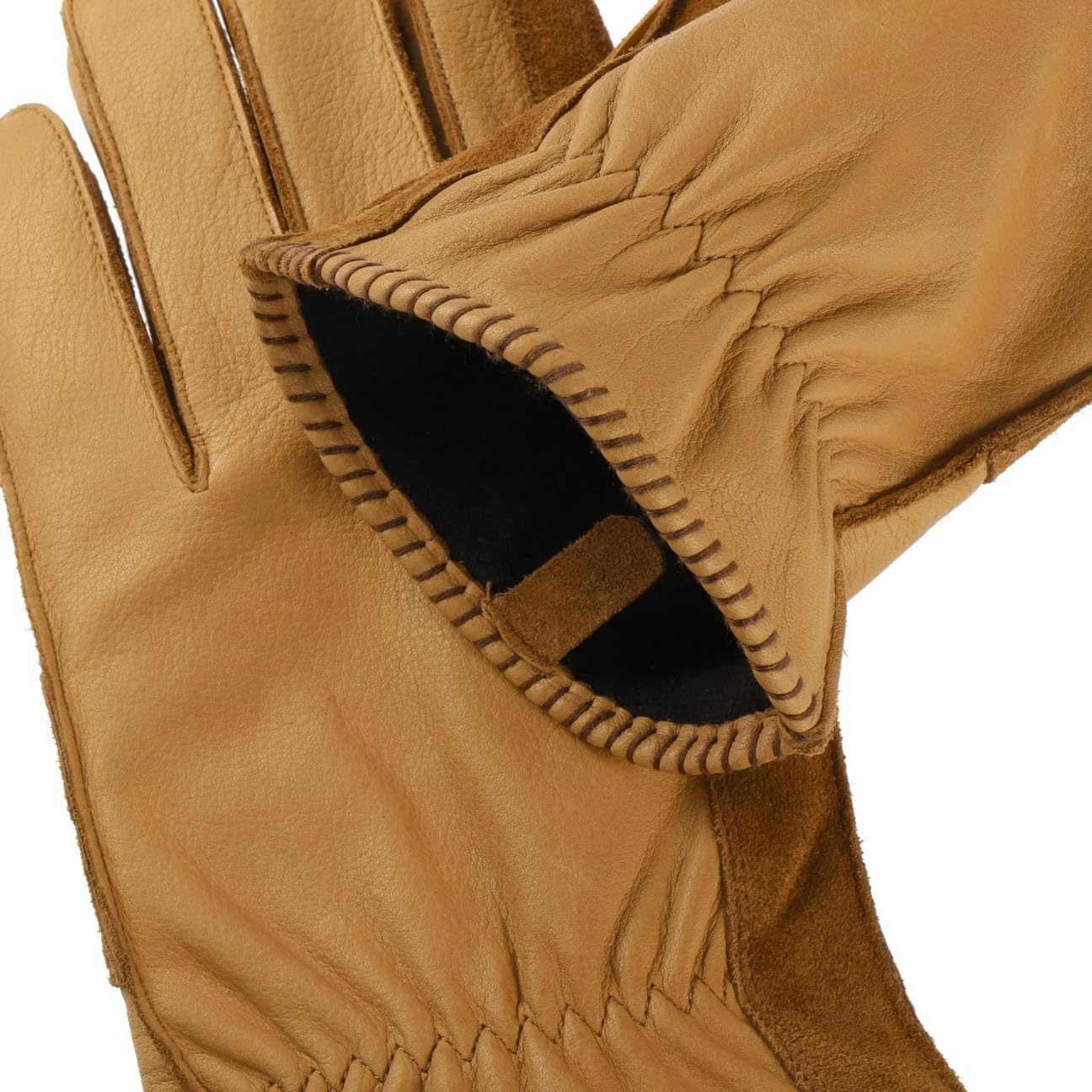 Stetson Peoria Lederhandschuhe uni einfarbig Herren Herbst Winter