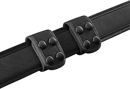 Miniatura 2 de Shield Wallets - Cinturón de nailon de doble ancho de 1.75 pulgadas para cinturones de 2 14 pulgadas de ancho, doble broche de presión, paquete de 2