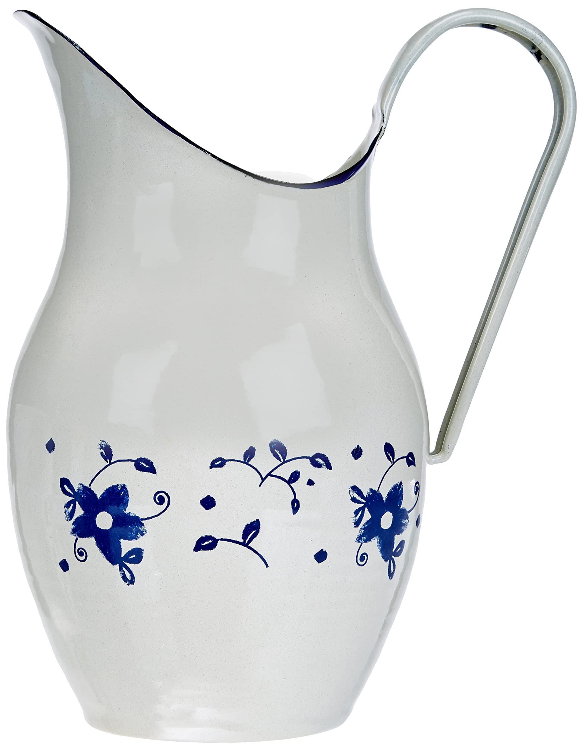 Ibili 919225 - Jarra bombada de acero esmaltado vitrificado 2,5 l Sena