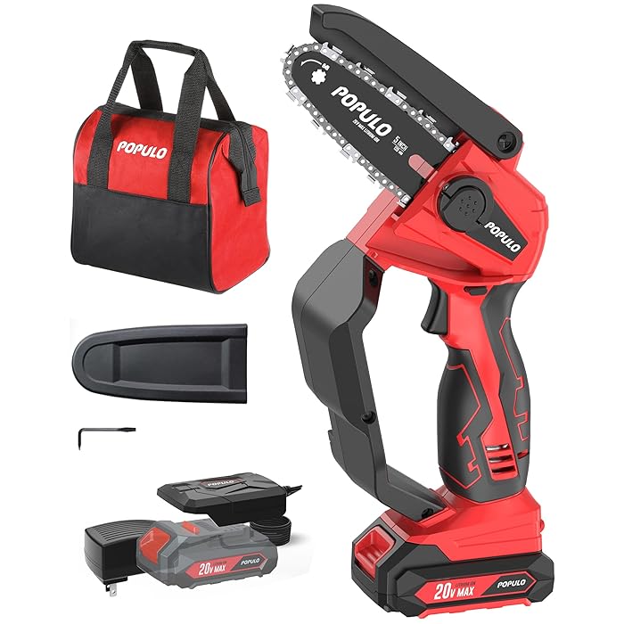 Buy 5inch Cordless Mini Chainsaw, 20V MAX 2.0Ah Power Chain Saws