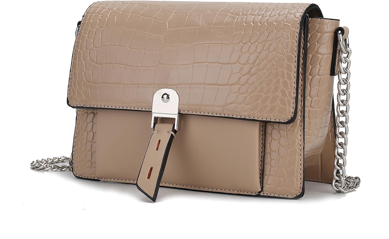 MKF Collection Crossbody Bag for Women Designer Handbag Lightweight Medium Purse