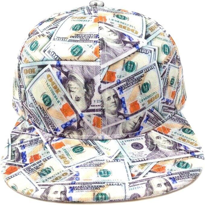 Print Flat Bill Snapback at Amazon 