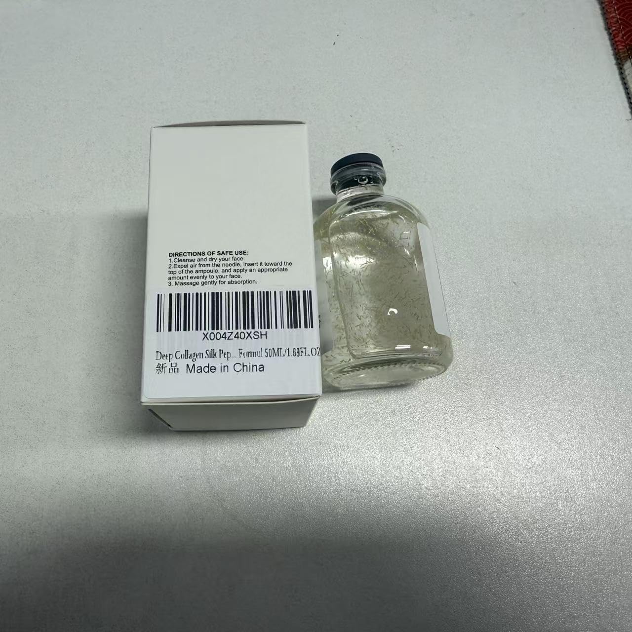 Deep Collagen Silk Peptide Lifting Ampoule Serum,Korean Facial Essence,Firming Wrinkle-Smoothing Hydrating,Non-Greasy Gentle Formul 50ML/1.69FL.OZ - Image 8