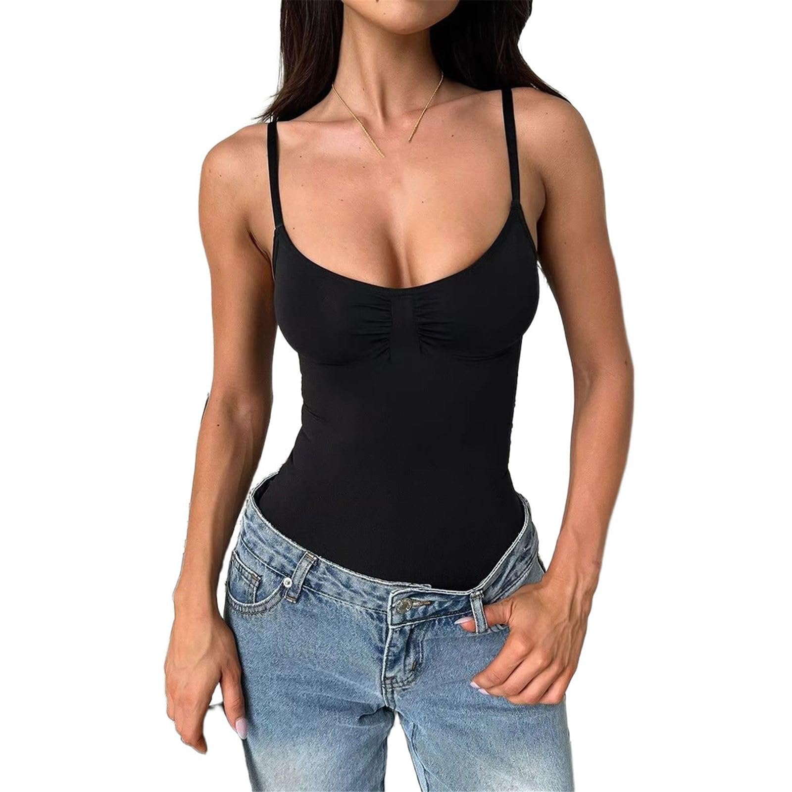 Body tipo top sin tirantes para mujer elástico que no se desliza 8