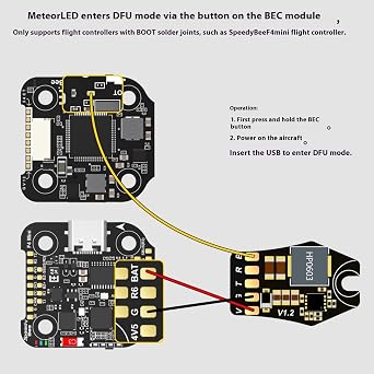 SpeedyBee Adjustable Color LED Light Strips for FPV Customizable Effects SpeedyBee LED Light Strips