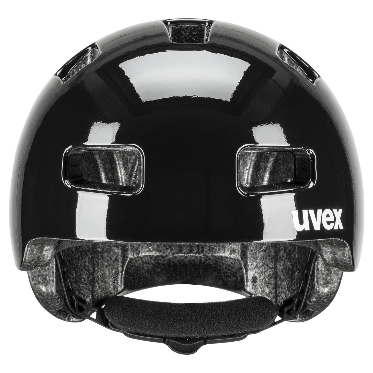 uvex hlmt 4 reflexx, Casco da Bicicletta per Bambini Unisex-Youth, Black, 51-55 cm