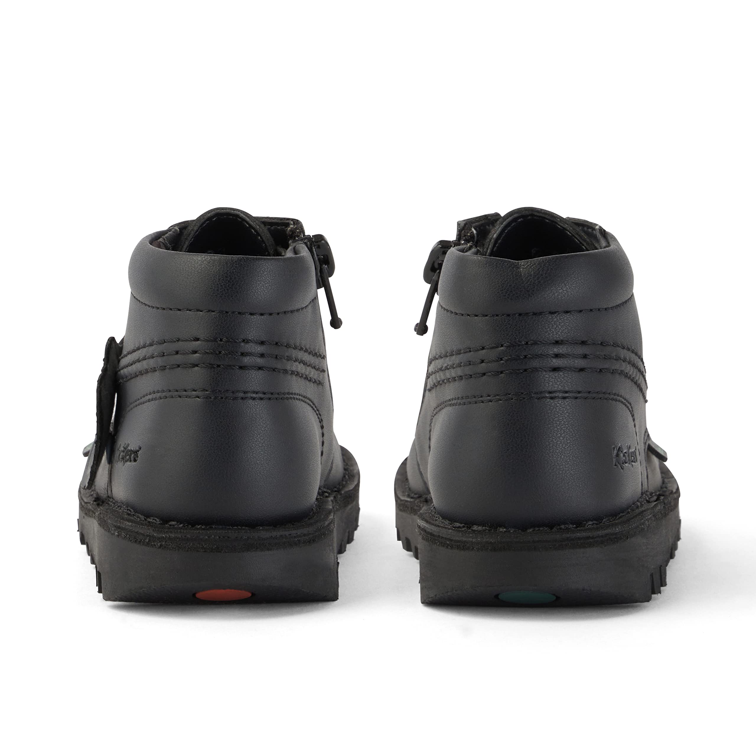 Kickers Mixte bébé Hi Vegan Synt Iu Noir Bottine