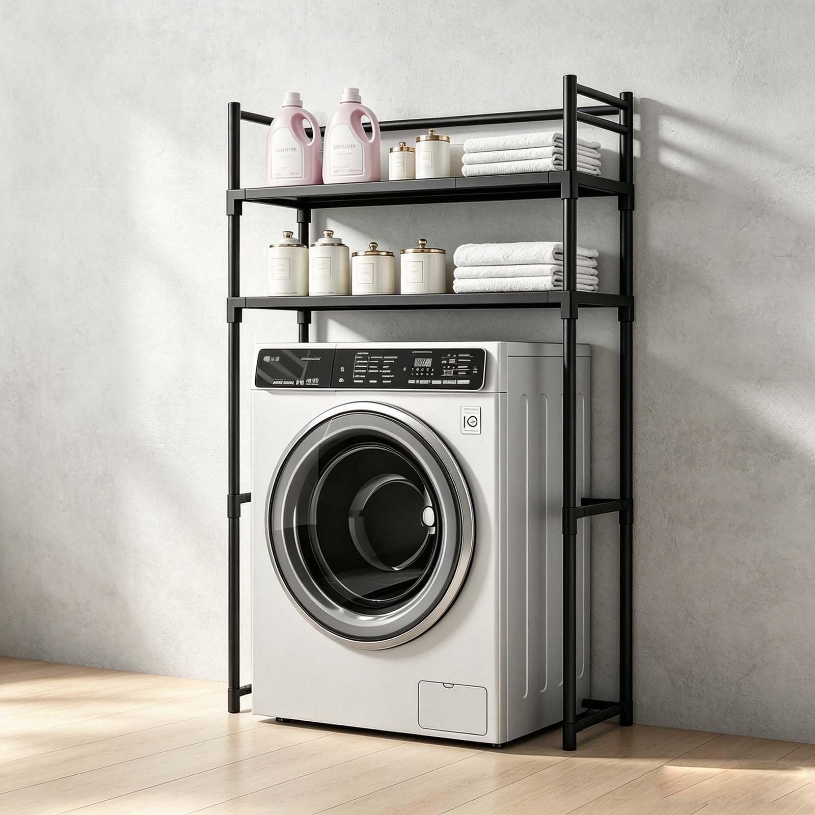 kumamart Space Saving Over Washer Storage Unit,laundry room storage shelves