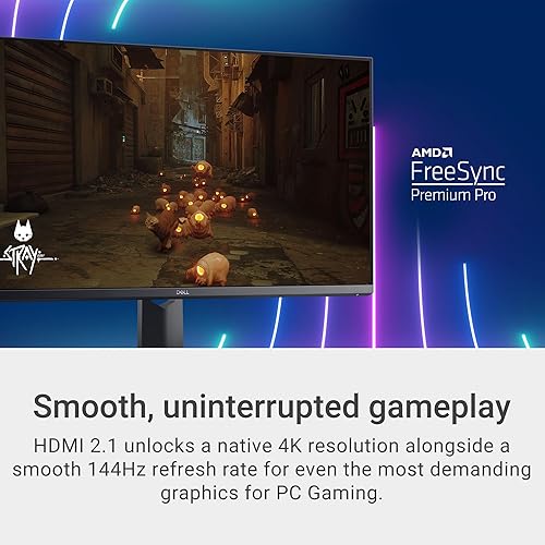 Vista 16 de Dell S3422DWG - Monitor curvo para juegos, pantalla curva 1800R de 34 pulgadas con frecuencia de actualización de 144 Hz, pantalla WQHD