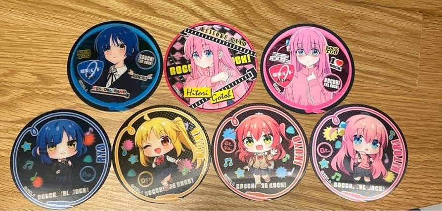 ぼっち・ざ・ろっく！　中国限定　 結束バンド　マグネット　セット Amazon.co.jp: 中ぼっち・ざ・ろっく 3Dマグネット 7種 結束