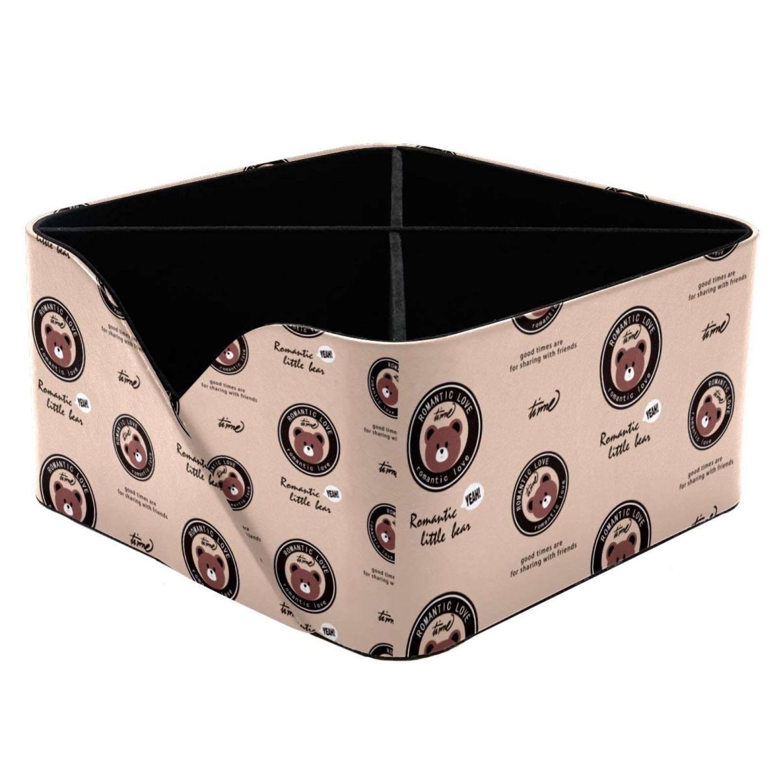 Organiseur de bureau Romentic Bear à 4 compartiments pour trier vos stylos
