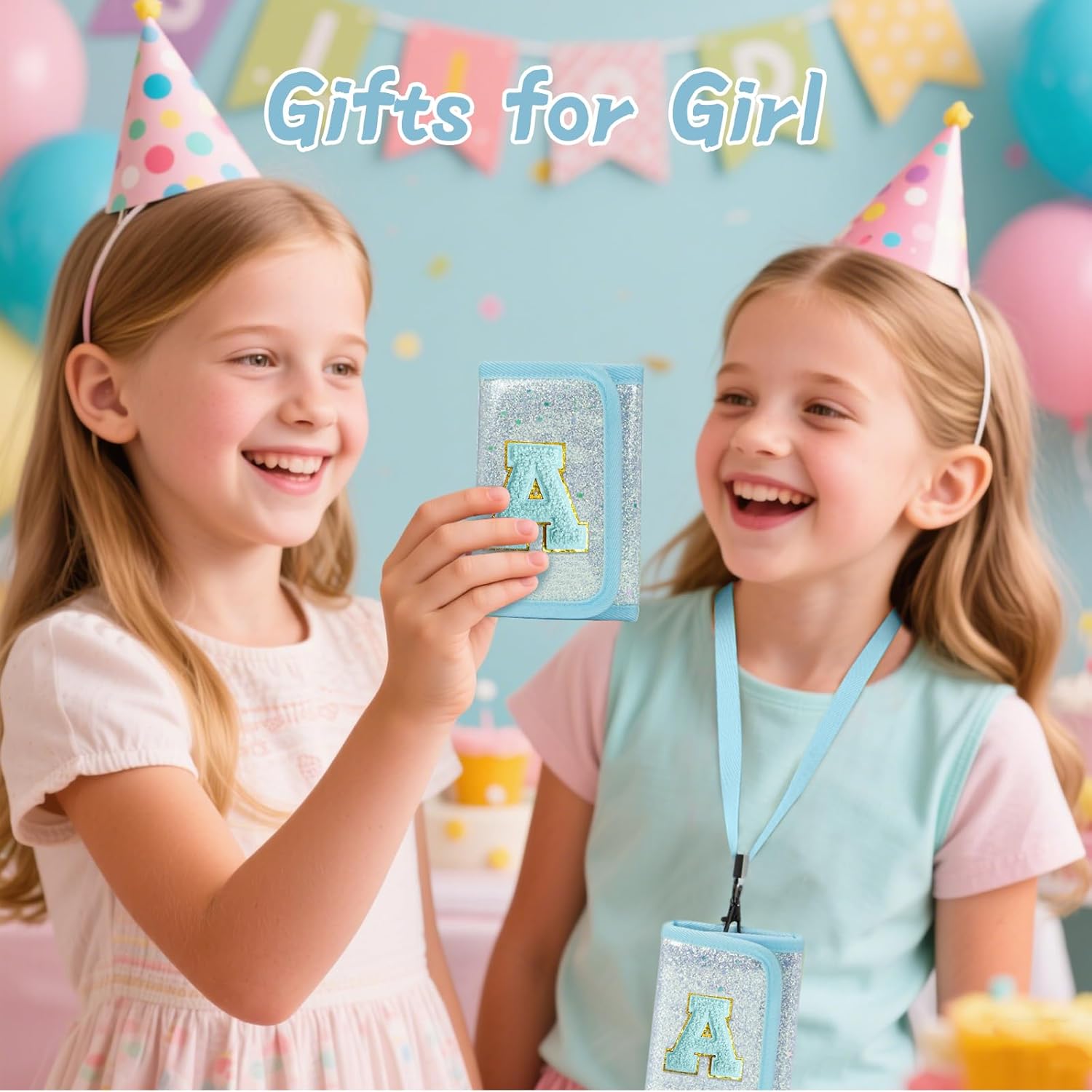 Kids Wallet for Girl Birthday Gifts for Girls Small Girls Wallet for Kids with Coin Pocket Toddler Girl Gifts Stuff (A, Blue) - Image 7