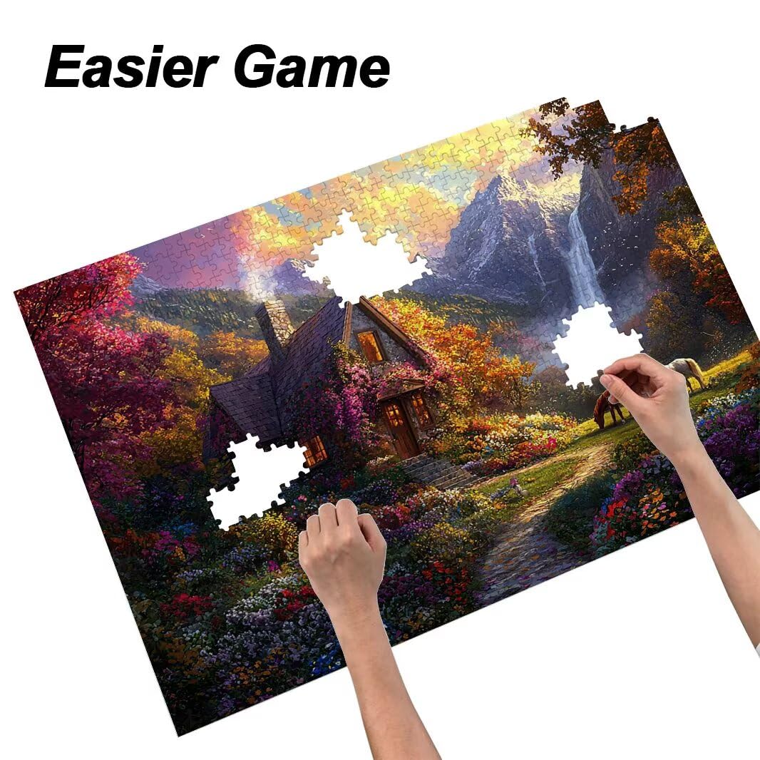 Puzzle 2000 elementów dla dorosłych, puzzle krajobrazu, wystrój domu -4779
