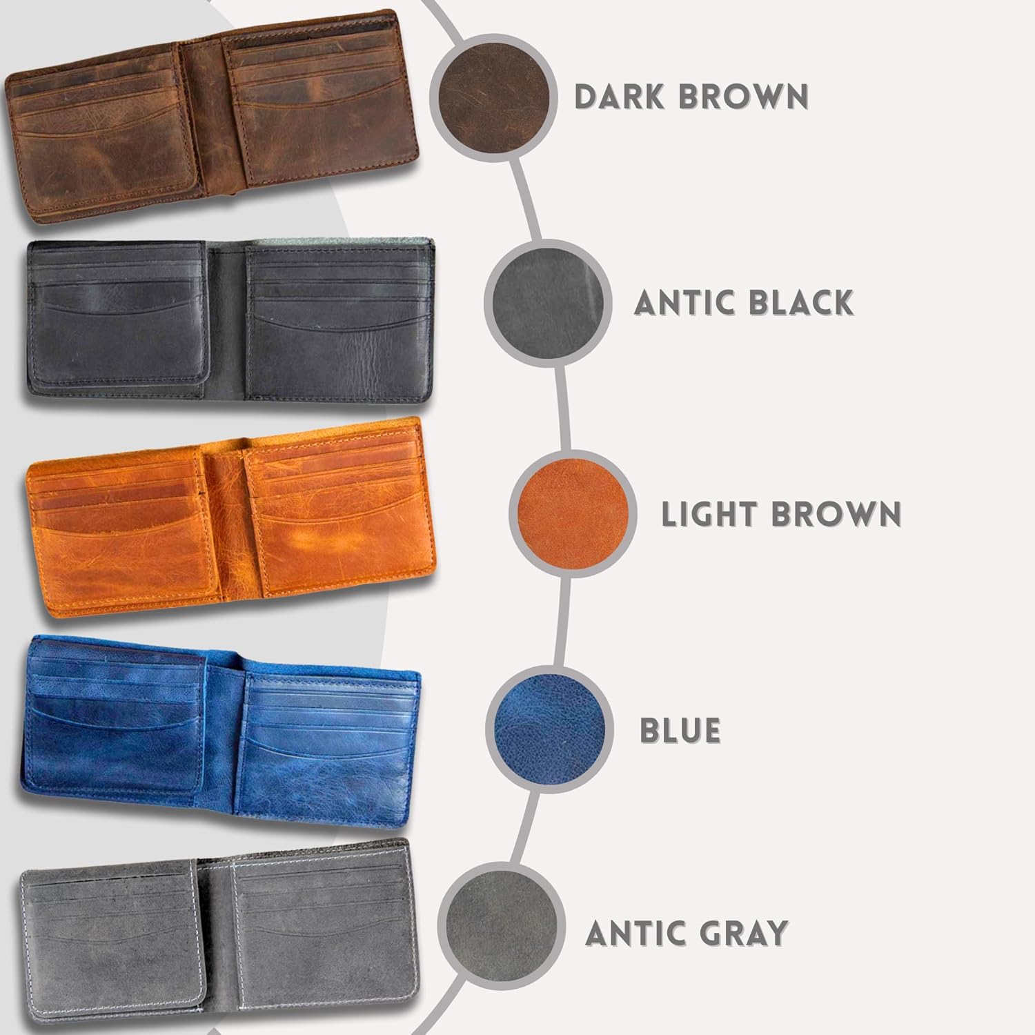 Personalized Wallet for Men - Custom Wallets for Man, Gift for Husband, Dad, Son, Boyfriend, Anniversaries, Grandpa, Father, Son, Graduate, Birthday, Wedding, Groomsmen, Valentines Day Gifts for Him - Image 7