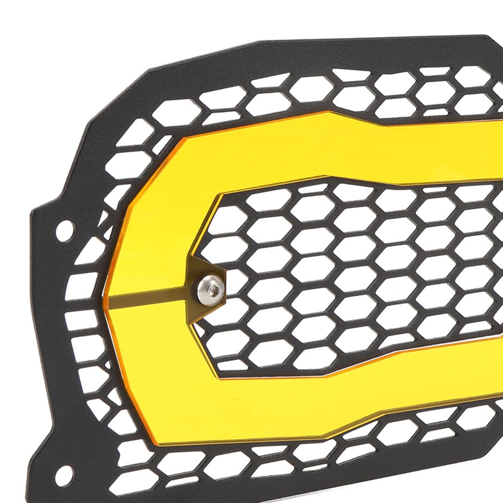 AMONIDA Edelstahl-Motorrad-Scheinwerferschutz, Langlebig, Einfache Installation für F800GS, F700GS, F800R (YELLOW)