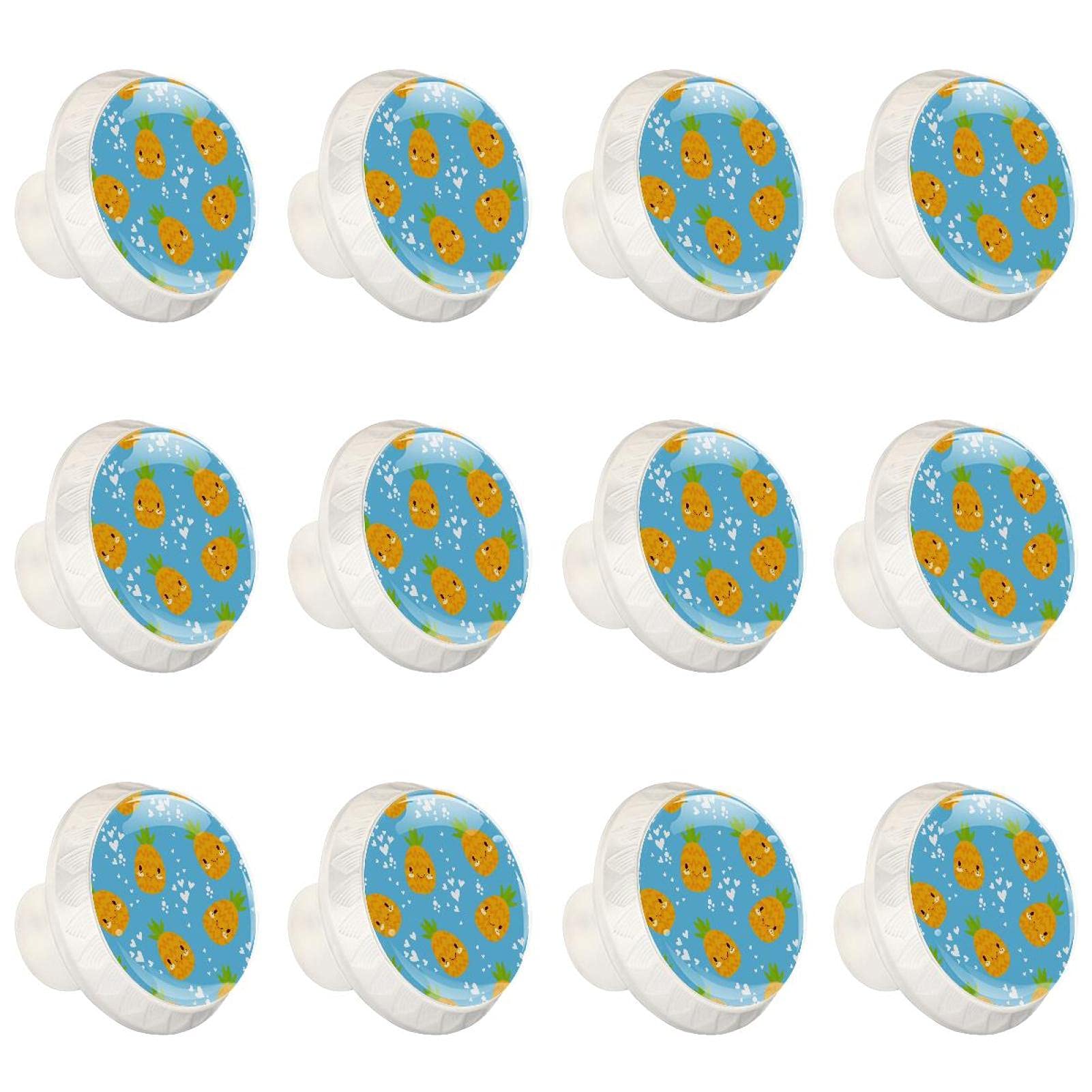 Boutons de cuisine ronds lot de 12 à motifs cœurs pour embellir les commodes de chambre