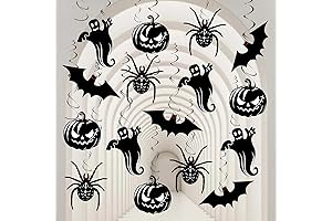 32Pcs Halloween Hanging Swirl Decorations