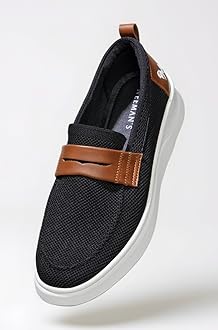 The Brunch Loafers for Men | Comfortable, Flexible & Breathable Knitted Upper and Faux Leather