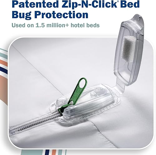 Miniatura 4 de CleanRest PRO - Carcasa de somier, máxima defensa contra alérgenos, ácaros del polvo y más, resistente al agua, barrera contra alérgenos MicronOne,