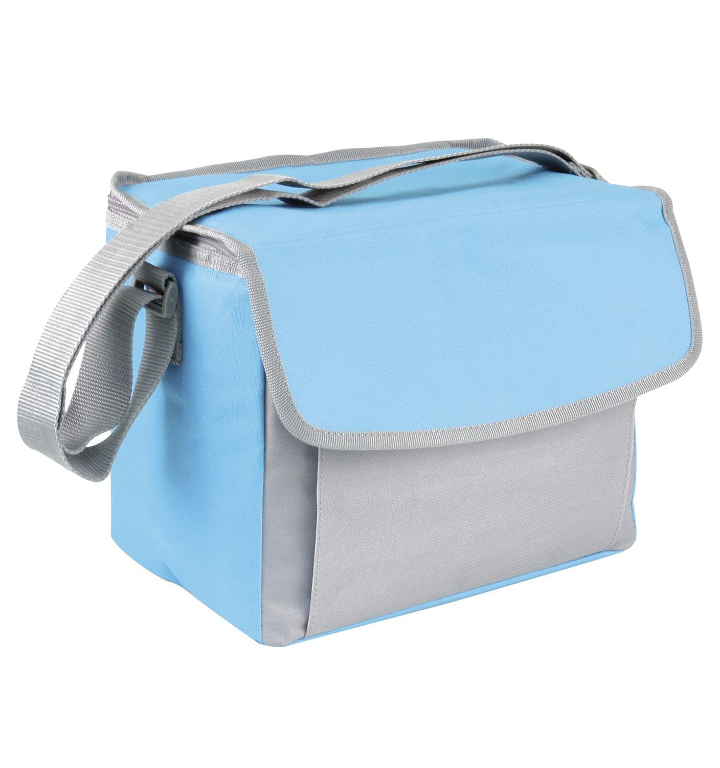 Glacière isotherme portable sac repas frais bleu gris pour pique-nique