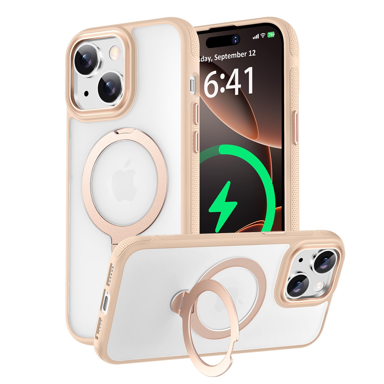 Amazon.co.jp: KISECASE iPhone 15 用 ケース magsafe対応 ワイヤレス