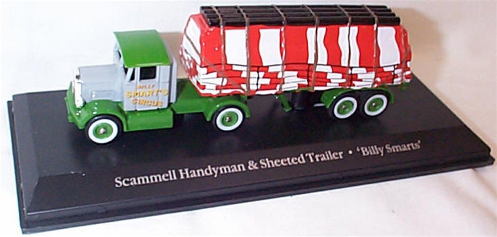 Atlas.Scammell Handyman/Load billy Smarts Circus the greatest show on earth vehicle 1:76 scale diecast model