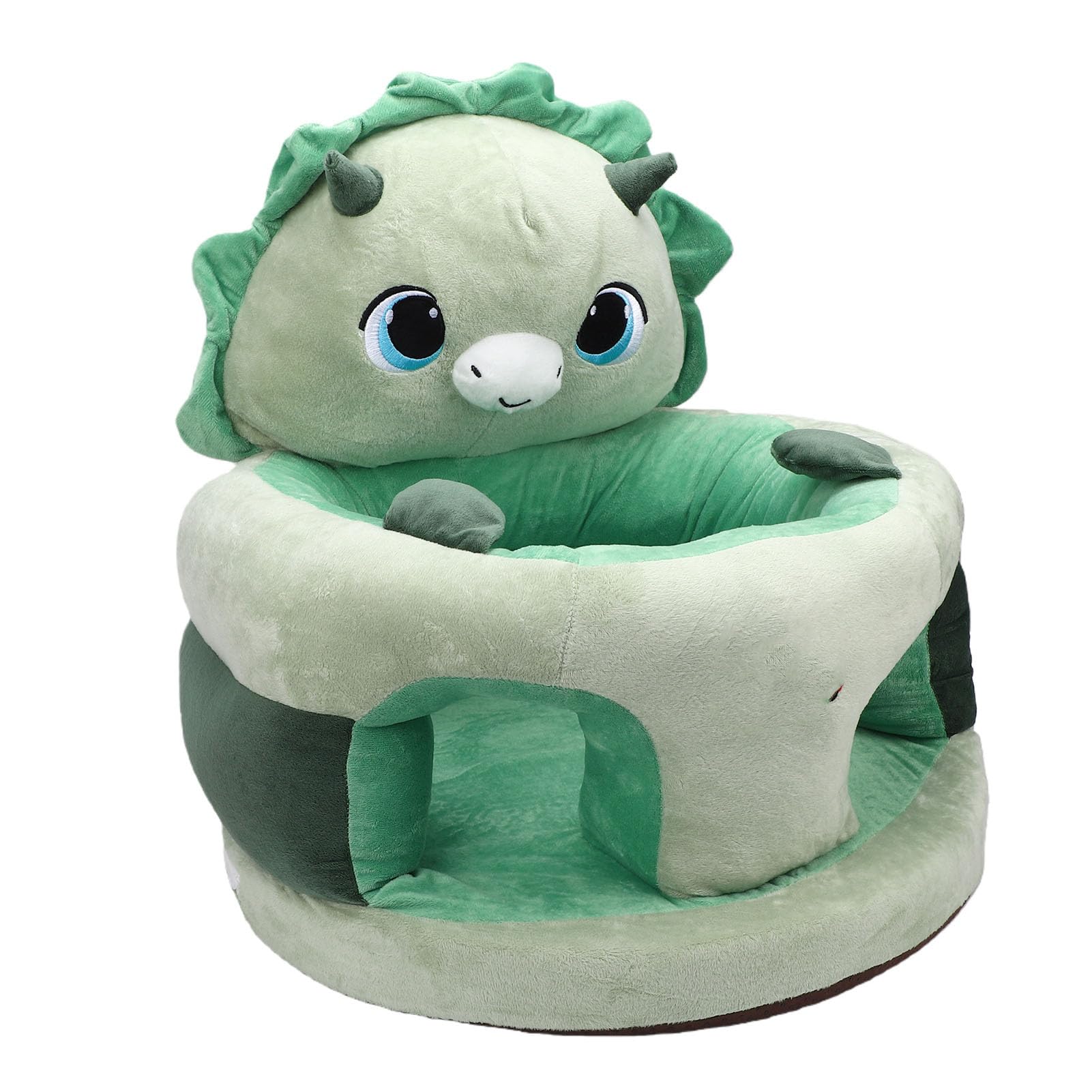 Tosuny Seggiolino da Terra per Bambino, Comodo Sedile con Supporto per lo Schienale in Morbido Peluche, Divano in Peluche con Animali dei Cartoni Animati per Bambino, Divano per Neonato con Fondo